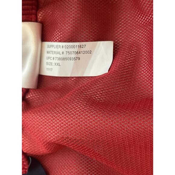 Chaps Men’s Red Drawcord Waist Swim Board Shorts Size XXL - Picture 4 of 11